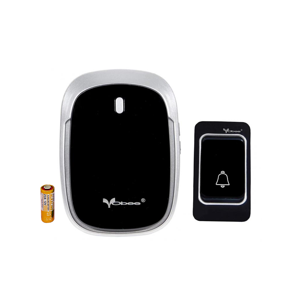 Wireless Door Bell - 32 songs - VOBEE JK02-AC Black