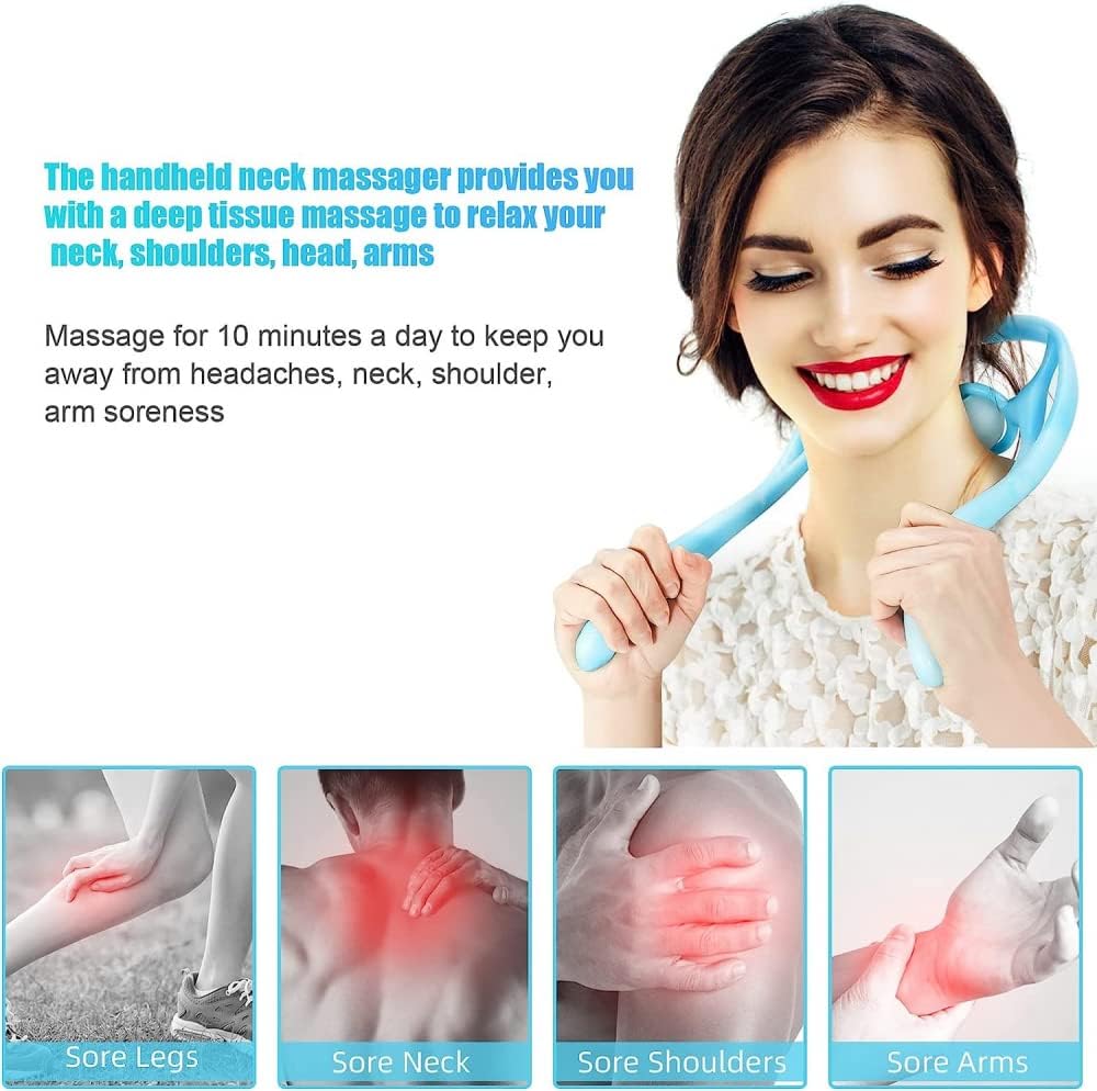 Outil d'Auto-Massage Thérapeutique – Cou & Épaules