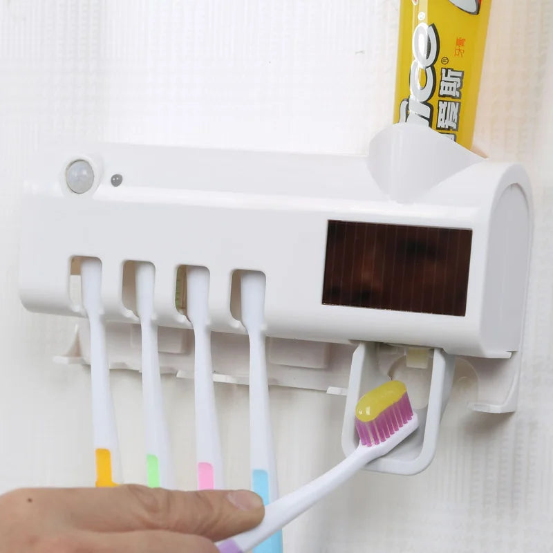 UV Automatic Toothpaste Sterilizer Intelligent Energy Toothpaste Brush Holder