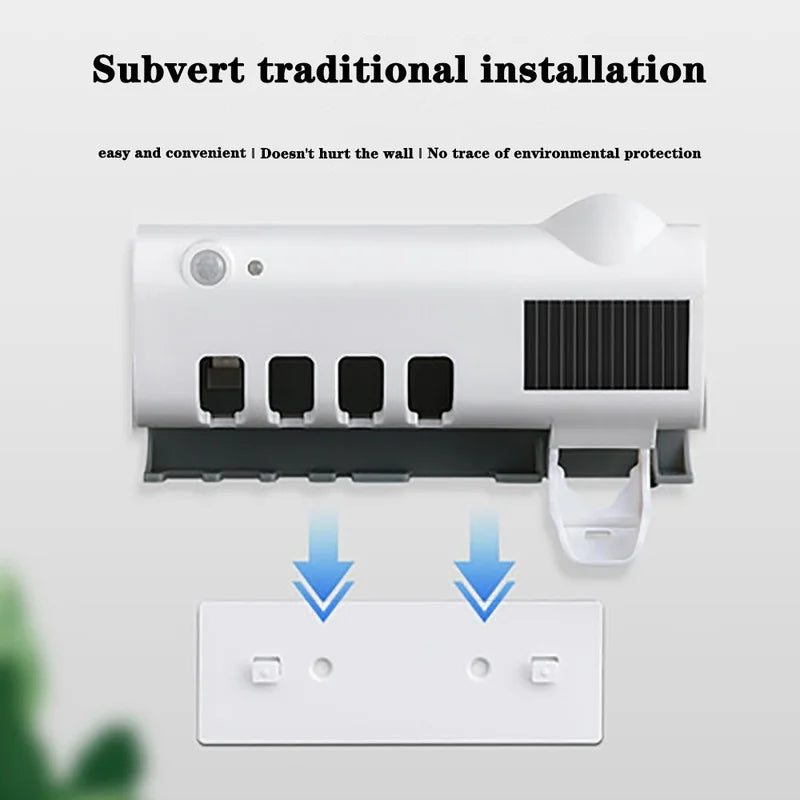 UV Automatic Toothpaste Sterilizer Intelligent Energy Toothpaste Brush Holder