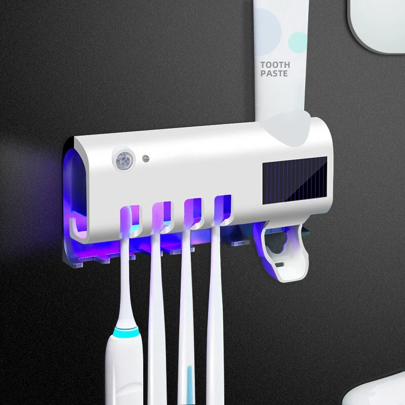 UV Automatic Toothpaste Sterilizer Intelligent Energy Toothpaste Brush Holder