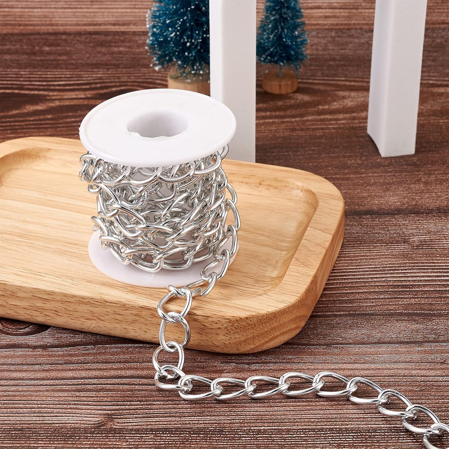 Chaînes en aluminium Pour La Fabrication De Bijoux "100Cm"