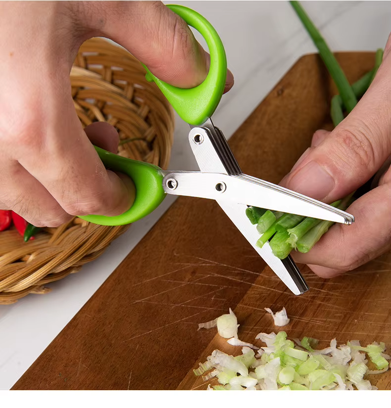 Ciseaux de cuisine à 6 lames