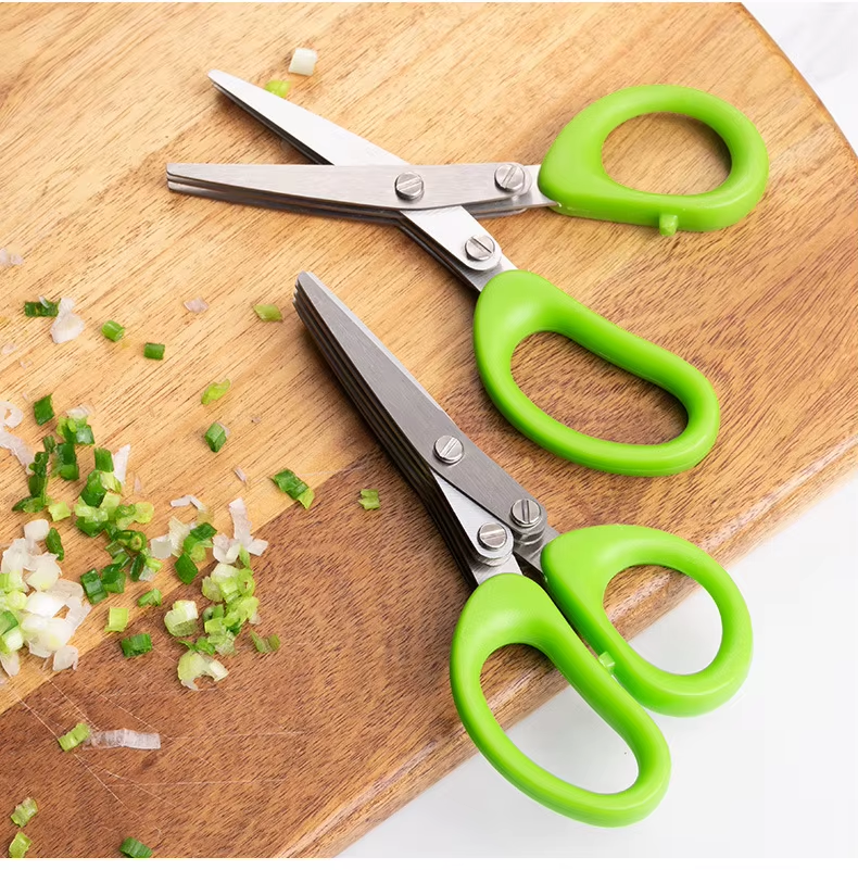 Ciseaux de cuisine à 6 lames