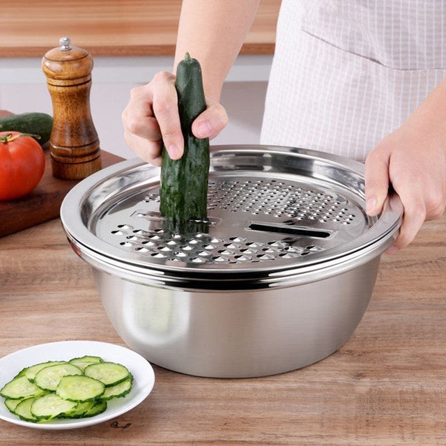 Coupe-légumes en acier inoxydable