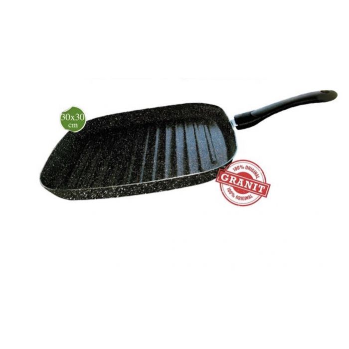 Batterie de Cuisine 11pcs - Granite - Noir