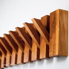 Porte manteau Moderne en Bois de Noyer