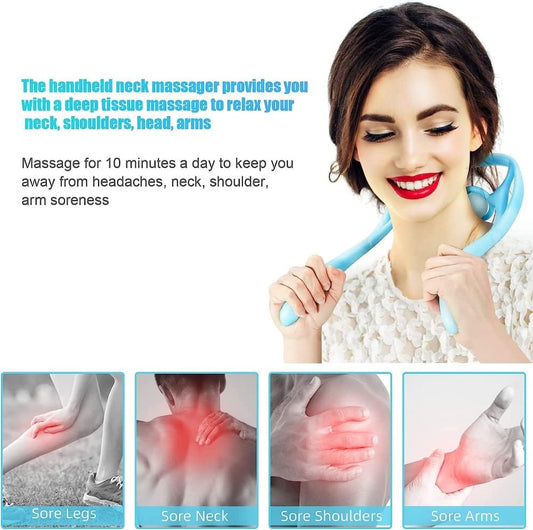 Outil d'Auto-Massage Thérapeutique – Cou & Épaules