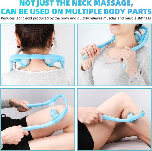 Outil d'Auto-Massage Thérapeutique – Cou & Épaules