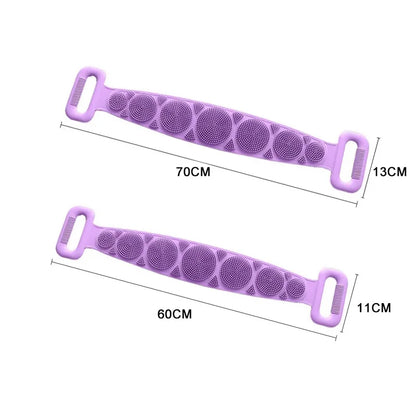 Bathroom Shower Back Brush Body Silicone Brush Scrub Body