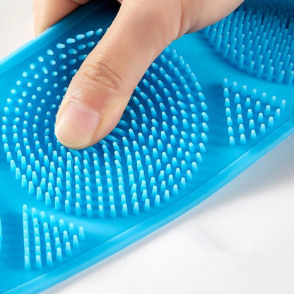 Bathroom Shower Back Brush Body Silicone Brush Scrub Body