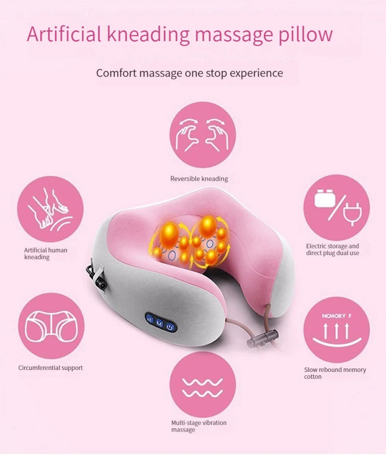 Masseur Électrique pour le Cou en Forme de U
