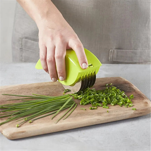 Coupe-légumes et Herbes avec Lame en Acier Inoxydable