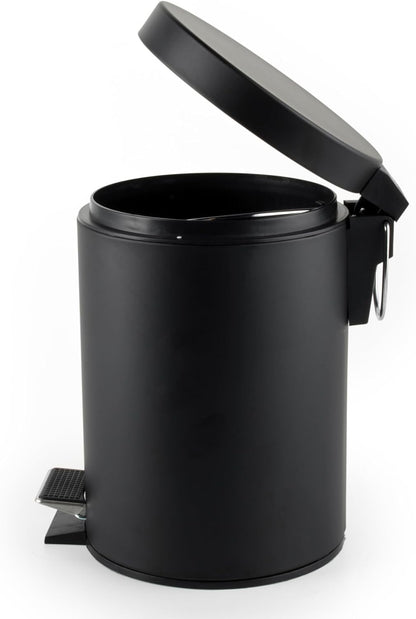 Poubelle salle de bain à pédale NOIR