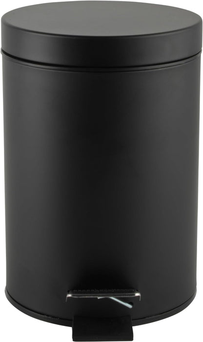 Poubelle salle de bain à pédale NOIR
