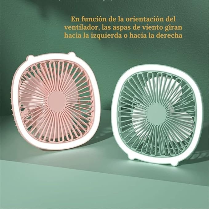 Cool&Cute Ventilateur Portatif – Fraîcheur Instantanée !