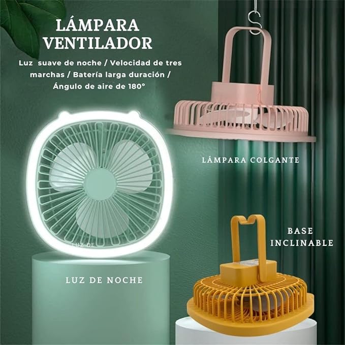 Cool&Cute Ventilateur Portatif – Fraîcheur Instantanée !
