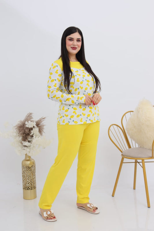 Ensemble Pyjama 2 Pièces en Coton Doux- Hiver 2024 -YES'IN