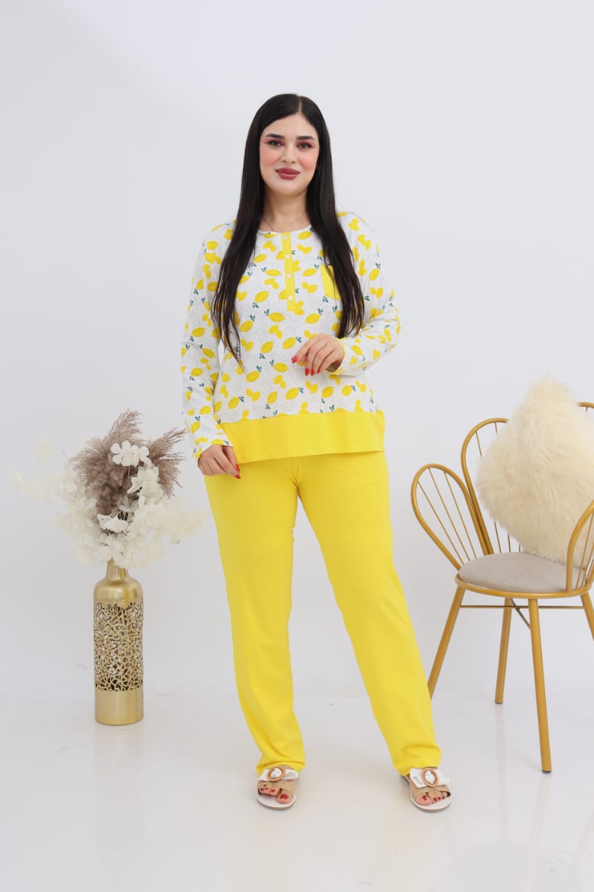 Ensemble Pyjama 2 Pièces en Coton Doux- Hiver 2024 -YES'IN