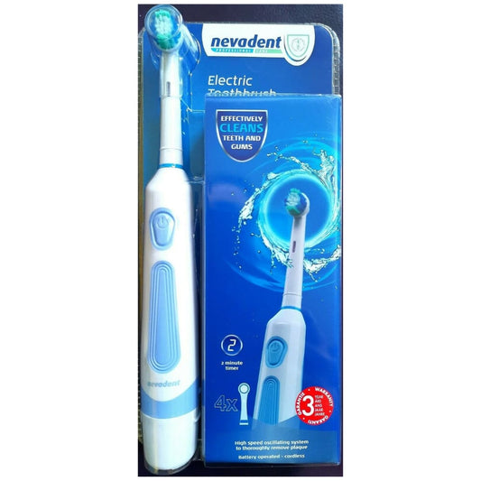 Nevadent Brosse à dents électrique avec 4 brossettes