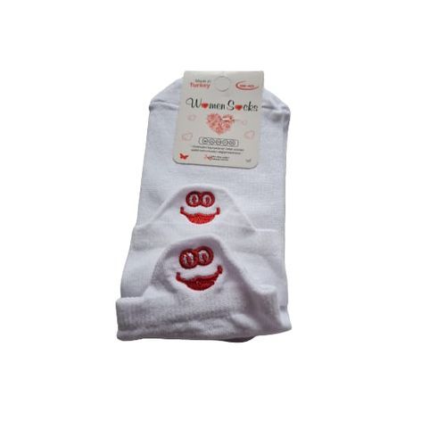 Chaussettes Emoji Happy Multi Couleurs 12 Paires – 100 % Coton et brodé