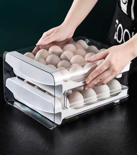 boîte de rangement pour œufs 2 étage