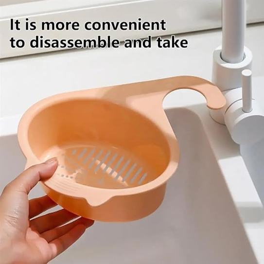 Panier d'égouttage multifonctionnel pour évier de cuisine
