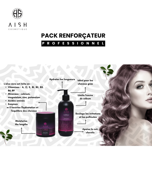 Pack Renforçateur Shampoing & Masque – Stimule la Croissance & Anti-Chute