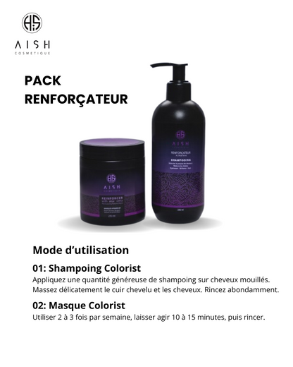 Pack Renforçateur Shampoing & Masque – Stimule la Croissance & Anti-Chute