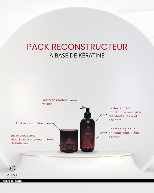 Pack Reconstructeur – Shampoing & Masque Protéines + Kératine