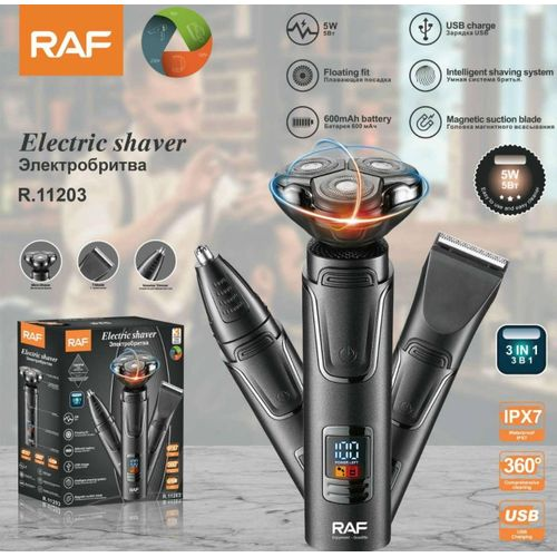 RAF 3In1 ProfessionaL Electric Hair Clipper 5w R.11203