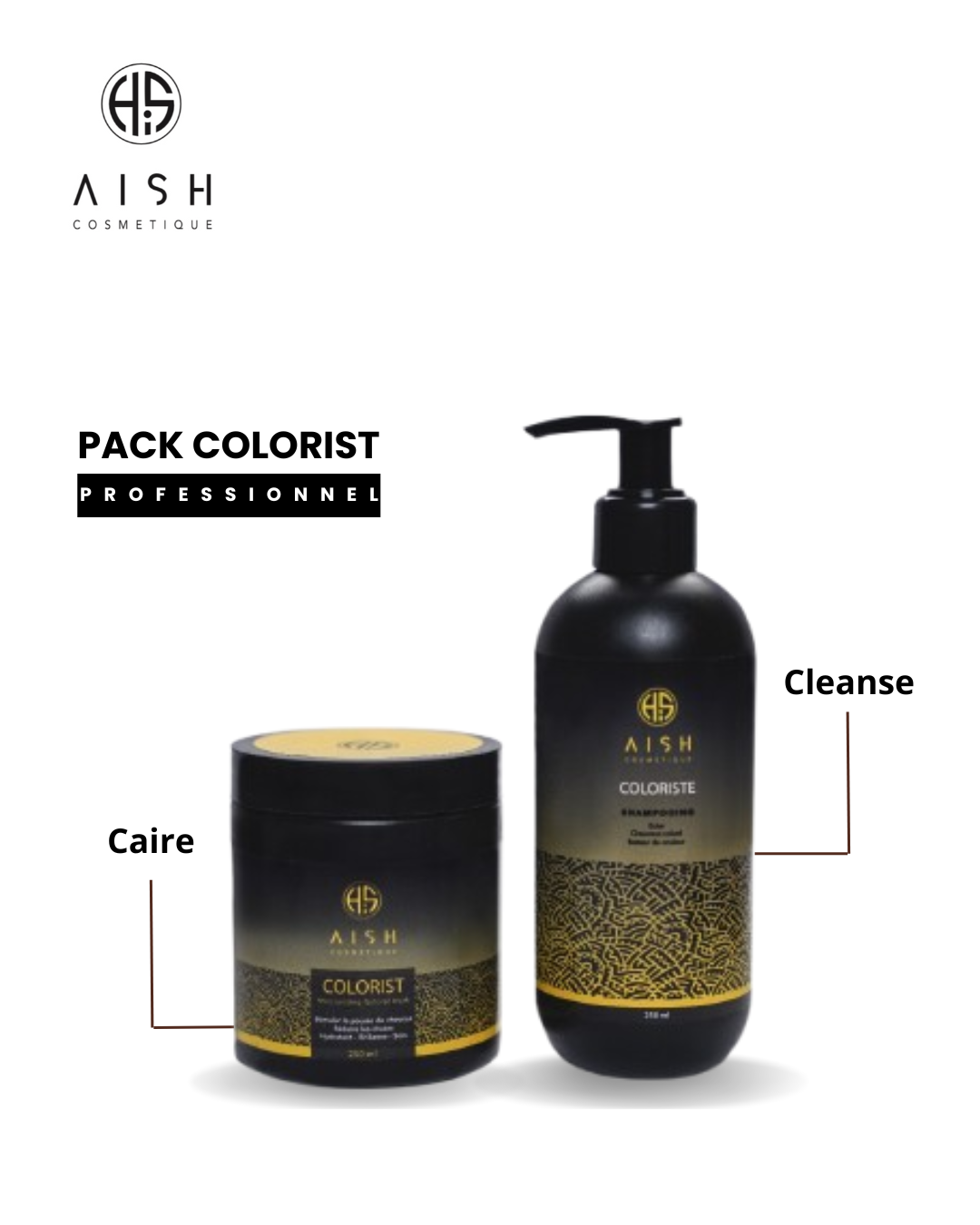 Pack "Colorist" – Shampoing & Masque Fixateur de Couleur