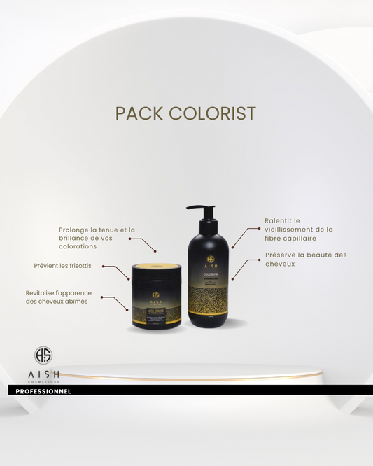 Pack "Colorist" – Shampoing & Masque Fixateur de Couleur
