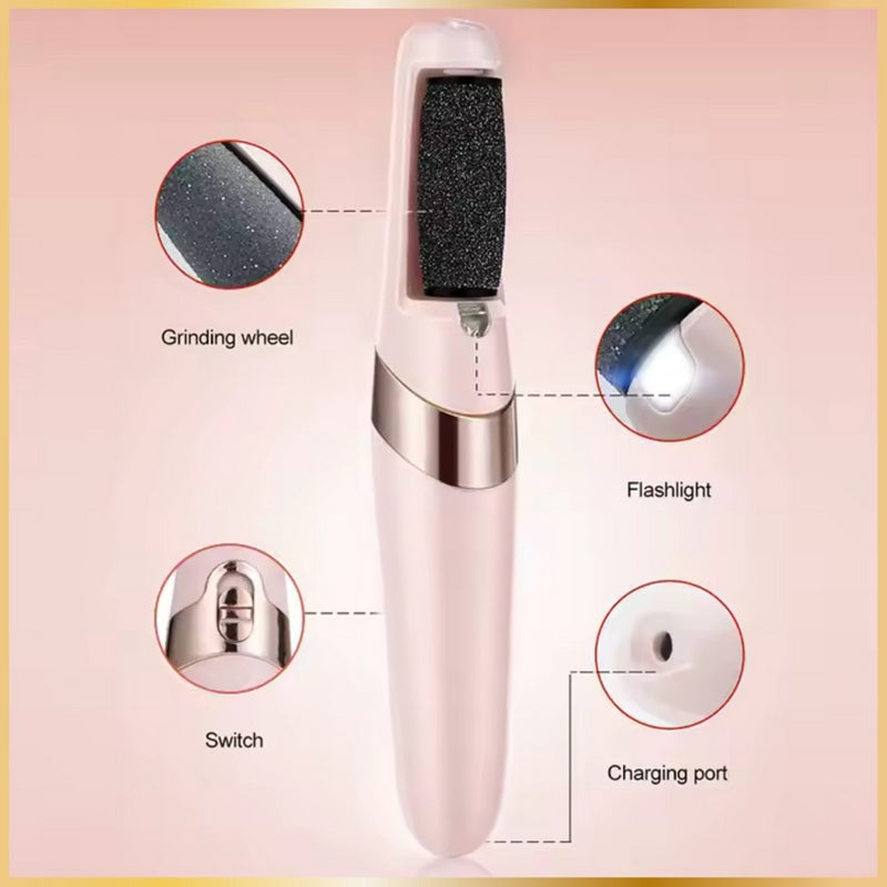 Exfoliant électrique des callosités- Rechargeable