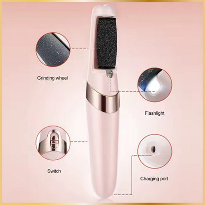 Exfoliant électrique des callosités- Rechargeable