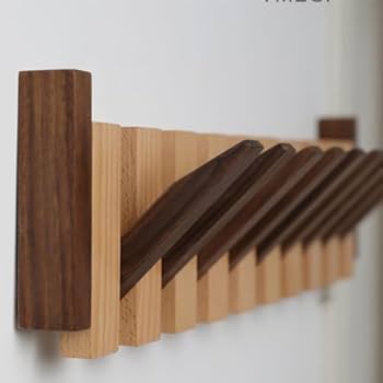 Porte manteau Moderne en Bois de Noyer