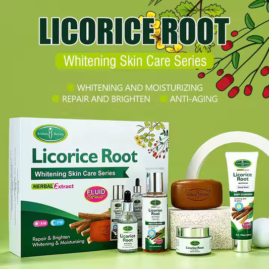 Coffret de soins de la peau à la racine de réglisse