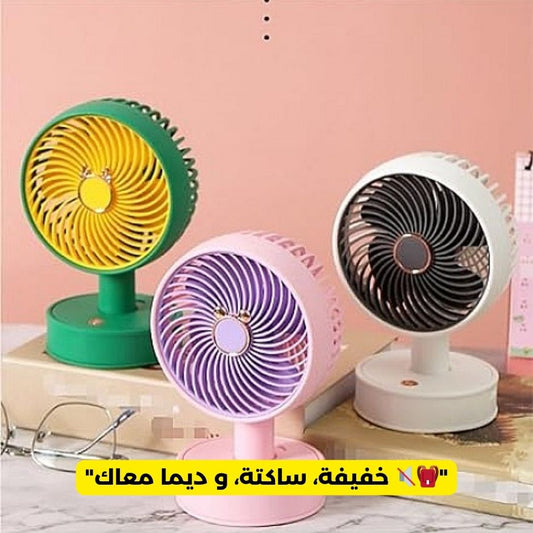 Ventilateur Silencieux Petit Ventilateur Usb Rechargeable